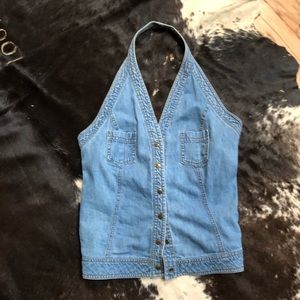 Denim Halter